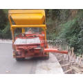 Mezclador de concreto fresco autodirigido con ruedas fuera de carretera